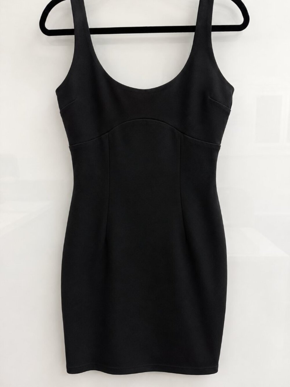 Socialite Black Bodycon Mini Dress – Size L